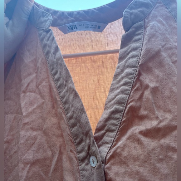 Zara linen blend dress - Picture 8 of 9